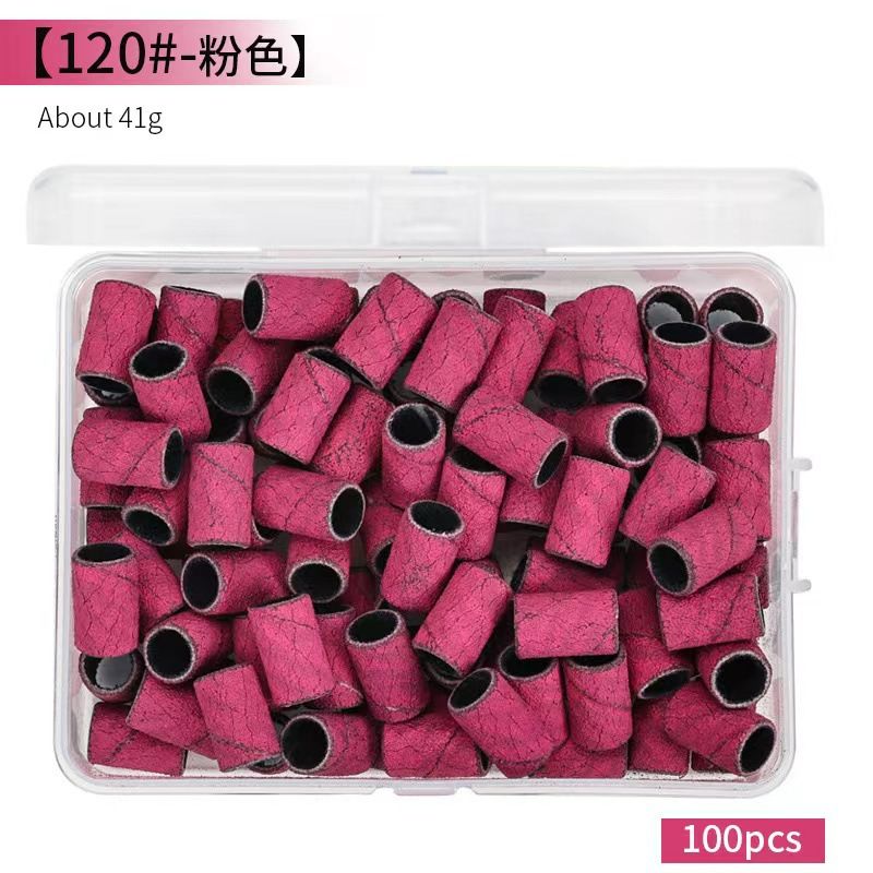 100pcs  Mini Sanding Bands Kits Nail Drill Bits Mandrel Sets Electric Manicure Accessories Tool Dead Skin Remover
