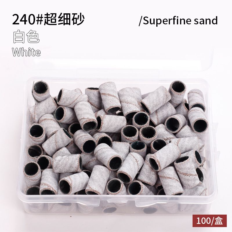 100pcs  Mini Sanding Bands Kits Nail Drill Bits Mandrel Sets Electric Manicure Accessories Tool Dead Skin Remover