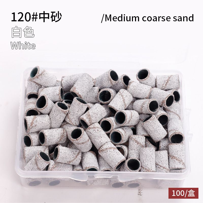 100pcs  Mini Sanding Bands Kits Nail Drill Bits Mandrel Sets Electric Manicure Accessories Tool Dead Skin Remover