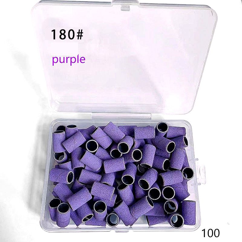 100pcs  Mini Sanding Bands Kits Nail Drill Bits Mandrel Sets Electric Manicure Accessories Tool Dead Skin Remover
