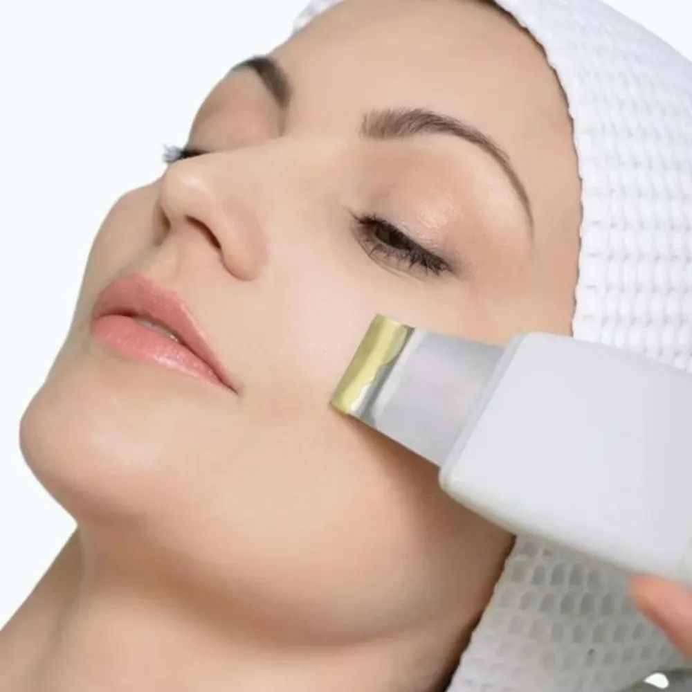 Deep Vibrate Skin Scrubber Facial Cleaner Shovel Spatula Not Ultrasonic Face ScrubberPeeling Blackhead Remover Facial Ma ssager