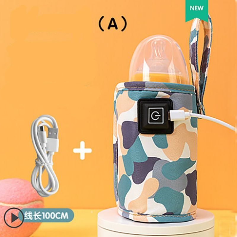 Bottle Warmer Multi Functional Bottle Heater Portable Adjustable USB Insulated Bag Baby Milk Food Warmer Tool Home Car Travel
