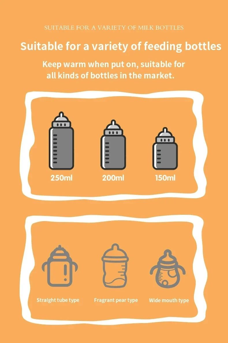 Bottle Warmer Multi Functional Bottle Heater Portable Adjustable USB Insulated Bag Baby Milk Food Warmer Tool Home Car Travel