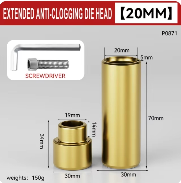Extended Anti Blocking Mold Head PPR Hot Melt Machine Mold Head PPR Pipe Special Long Hot Melt Hot Melt Head Non smashing Wall E