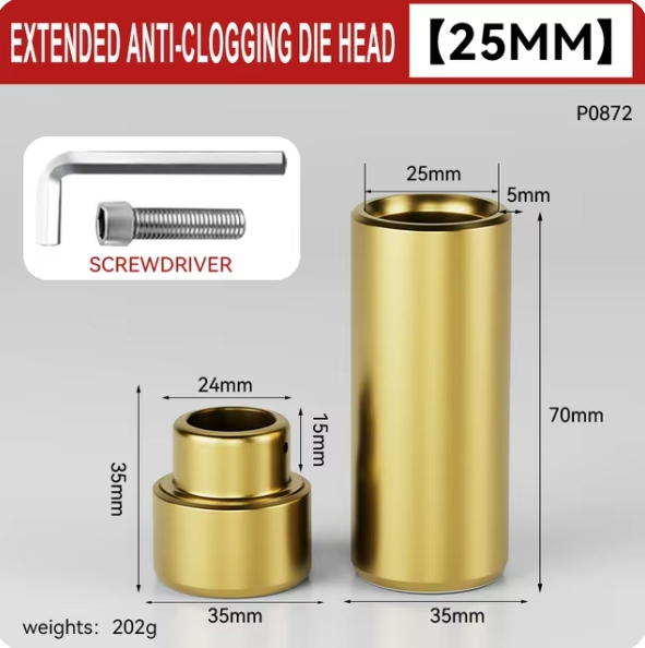 Extended Anti Blocking Mold Head PPR Hot Melt Machine Mold Head PPR Pipe Special Long Hot Melt Hot Melt Head Non smashing Wall E