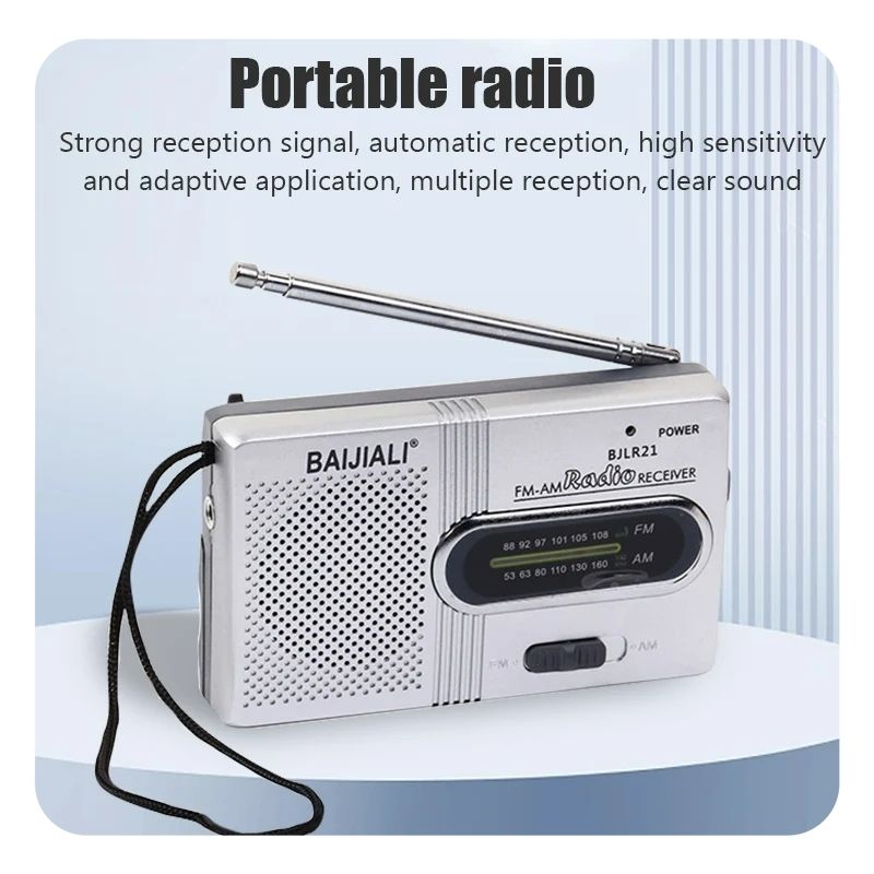 New BC-R2 Portable Retro Radio Telescopic Antenna Speaker Mini Outdoor Dual Band AM FM Music Player Radio Receiver Stereo
