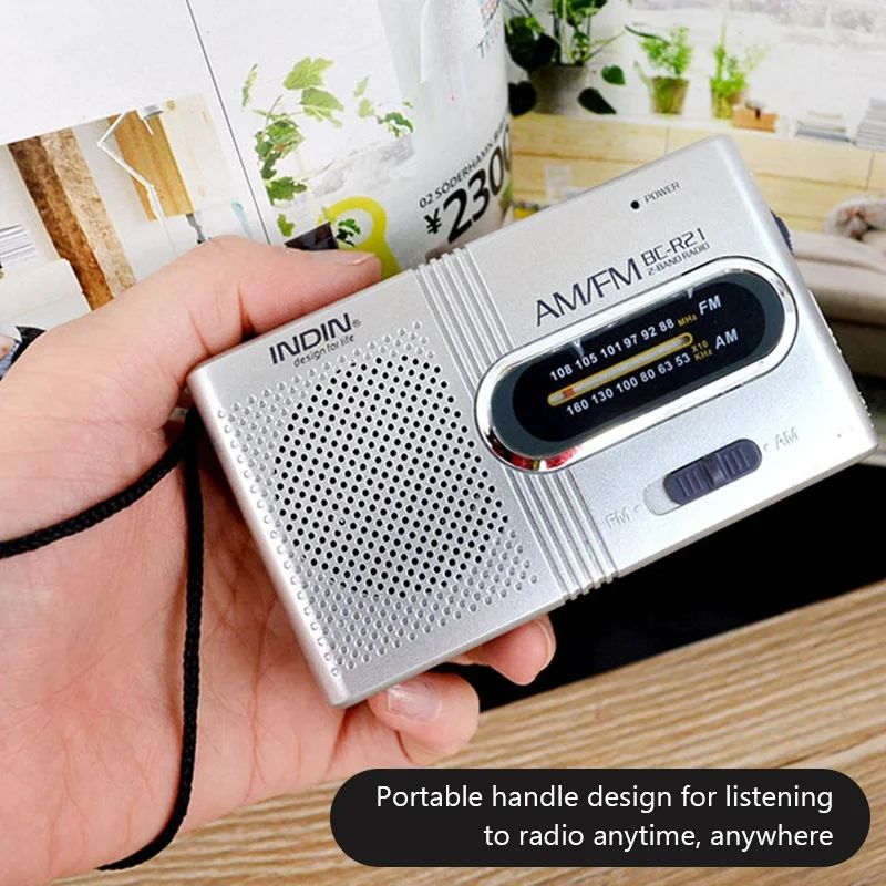 New BC-R2 Portable Retro Radio Telescopic Antenna Speaker Mini Outdoor Dual Band AM FM Music Player Radio Receiver Stereo