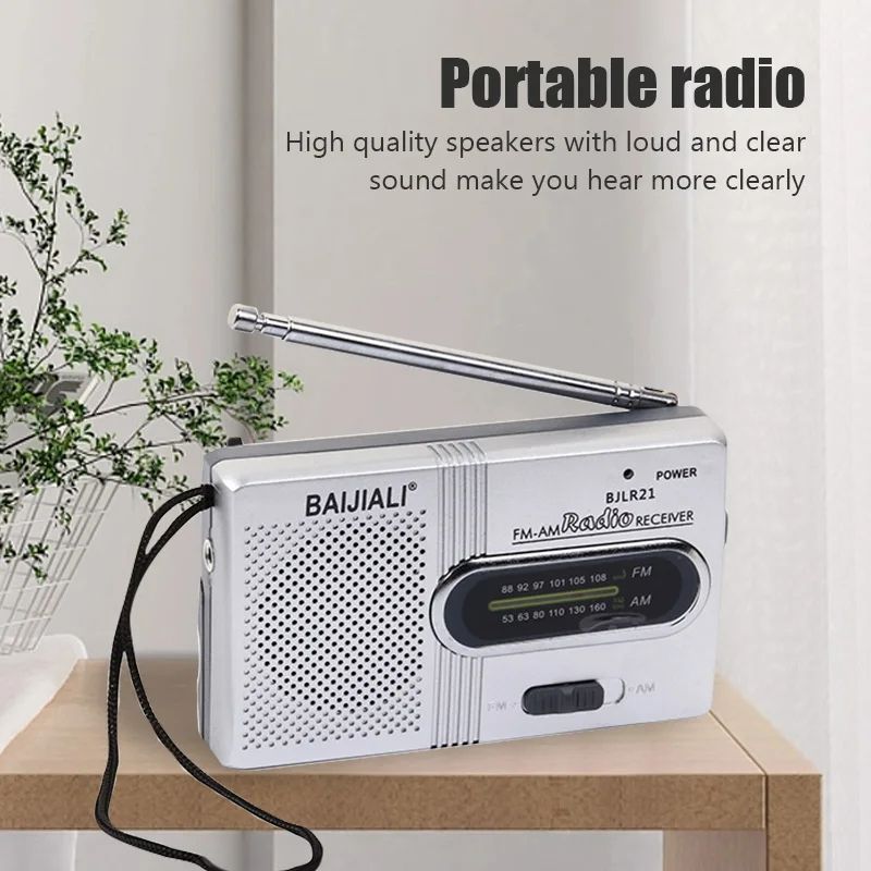 New BC-R2 Portable Retro Radio Telescopic Antenna Speaker Mini Outdoor Dual Band AM FM Music Player Radio Receiver Stereo