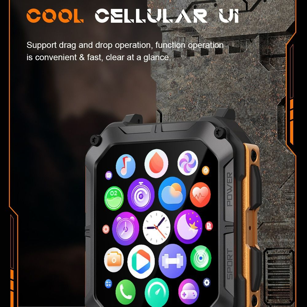 New C20 Pro Smart Watch Men Voice Assistant BT Wireless Call Business Outdoor Sports IP68 Waterproof Wristwatch For Android iOS
