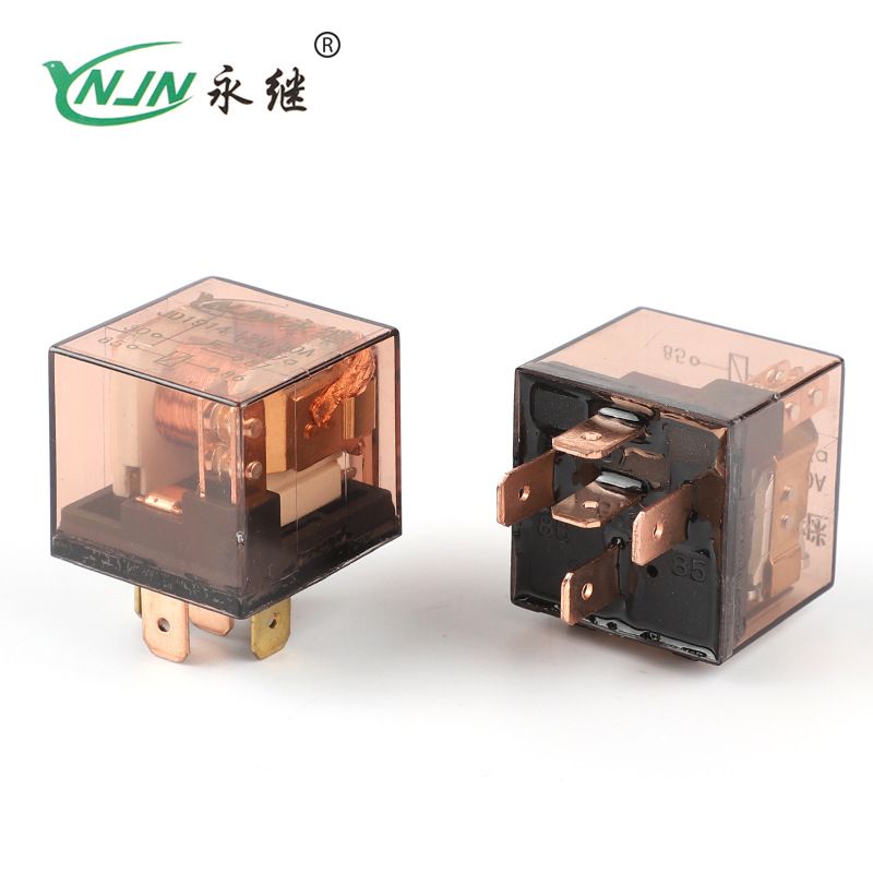 2pcs/set DC 12V 24V Waterproof Automotive Relay 5Pin SPDT Car Control Device 80A 100A Car Relays High Capacity Switching