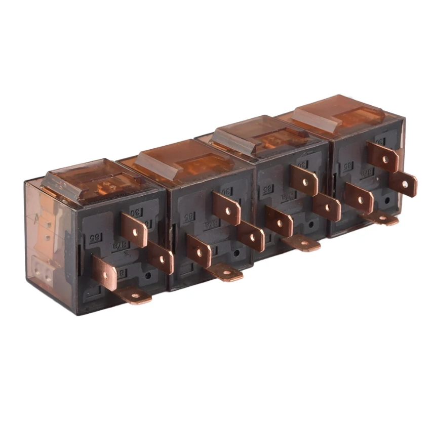 2pcs/set DC 12V 24V Waterproof Automotive Relay 5Pin SPDT Car Control Device 80A 100A Car Relays High Capacity Switching