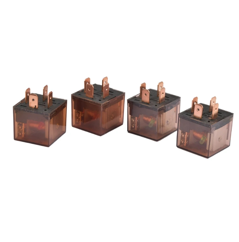 2pcs/set DC 12V 24V Waterproof Automotive Relay 5Pin SPDT Car Control Device 80A 100A Car Relays High Capacity Switching