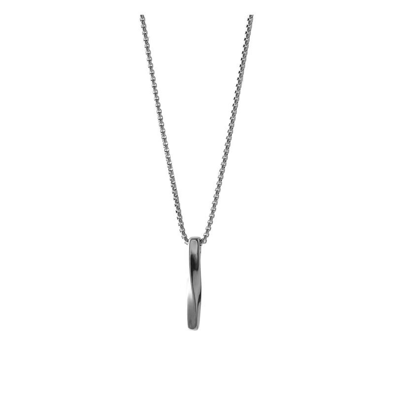 Internet celebrity spiral necklace men's trend in Internet celebrity spiral necklace men's trend ins extremely simple style, minimalist personality hip-hop men