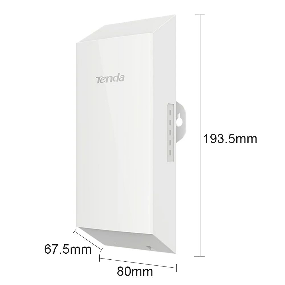 Tenda O1 Outdoor Access Point 300Mbps Long Range Smart Manage Router CPE 2.4GHz PoE Wireless Bridge 8dBi Transmission Waterproof