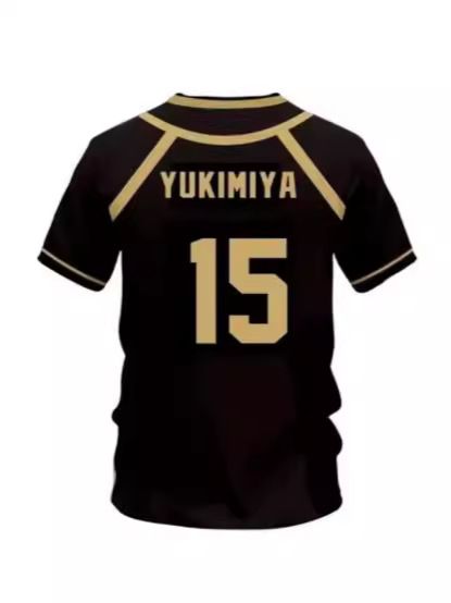 Jersey Futsal Pattern Vl Replika Blue Lock Anime Bastard Munich Summer Men'S And Women'S 3Dt Shirt Casual Sports T Shirt Top