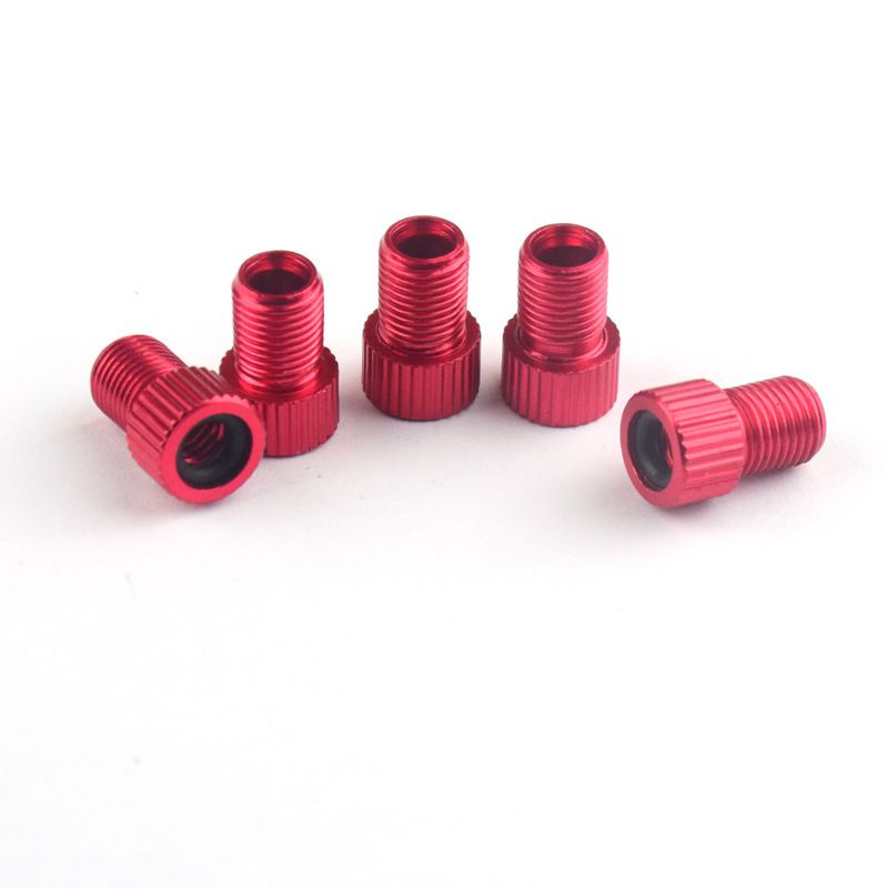 5Pcs Presta Valve Adapter - Convert Presta to Schrader - French/UK to US - Inflate Tire Using Standard Pump or Air Compressor