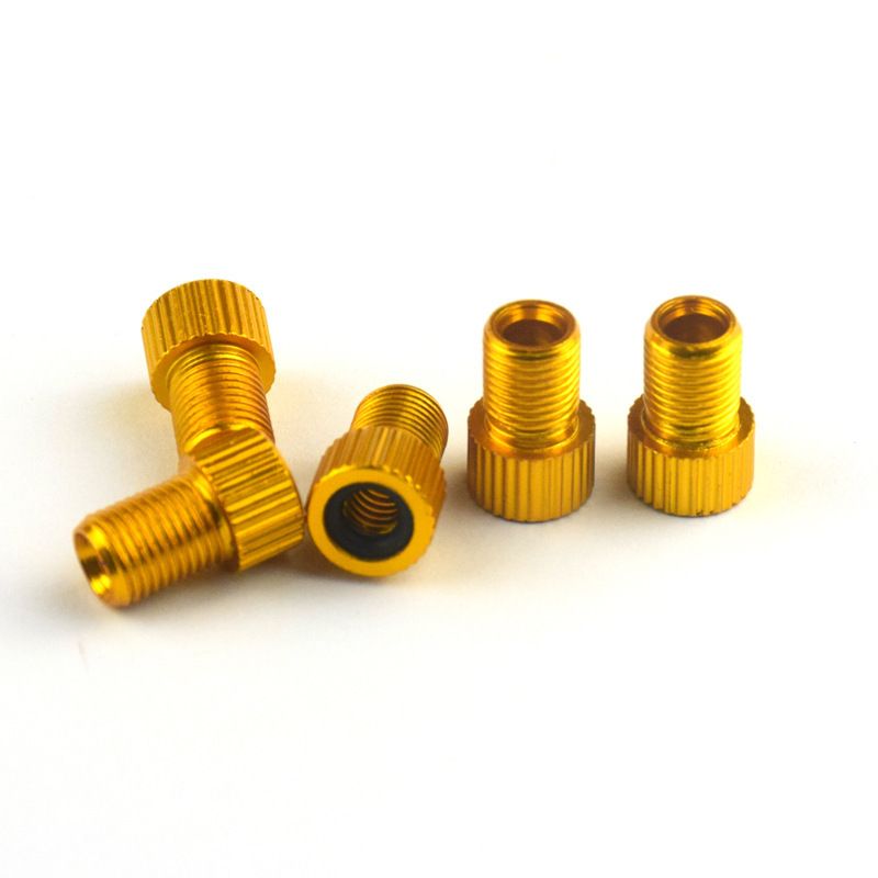 5Pcs Presta Valve Adapter - Convert Presta to Schrader - French/UK to US - Inflate Tire Using Standard Pump or Air Compressor