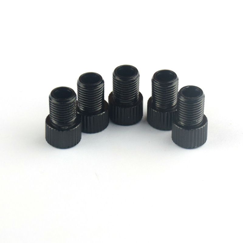 5Pcs Presta Valve Adapter - Convert Presta to Schrader - French/UK to US - Inflate Tire Using Standard Pump or Air Compressor