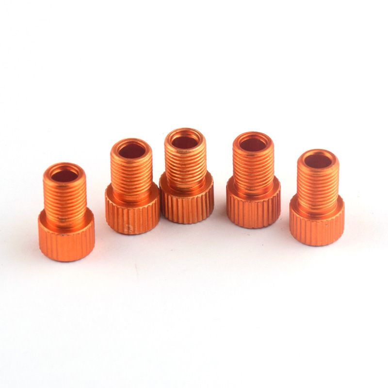 5Pcs Presta Valve Adapter - Convert Presta to Schrader - French/UK to US - Inflate Tire Using Standard Pump or Air Compressor