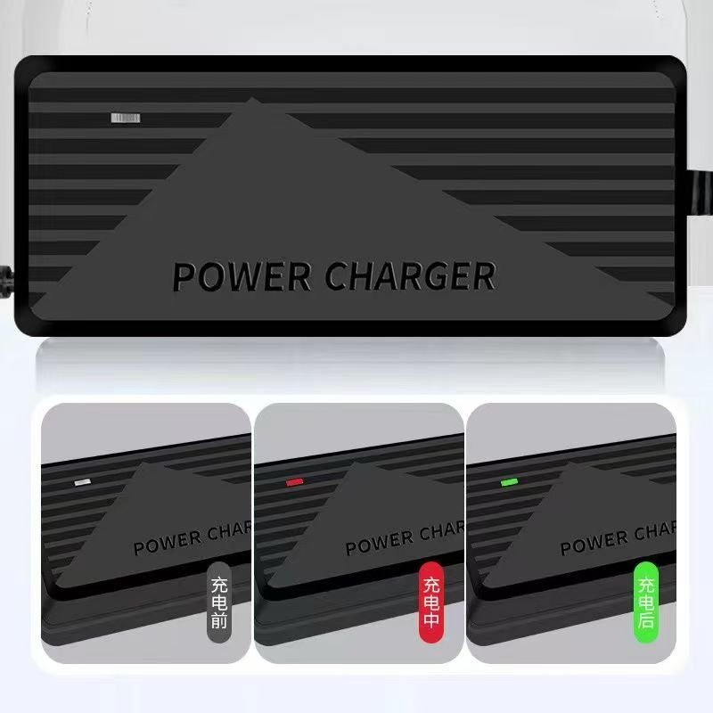 12.6V5A lithium battery charger 12V3A lithium battery 18650 polymer 80A 100AH power charging cable
