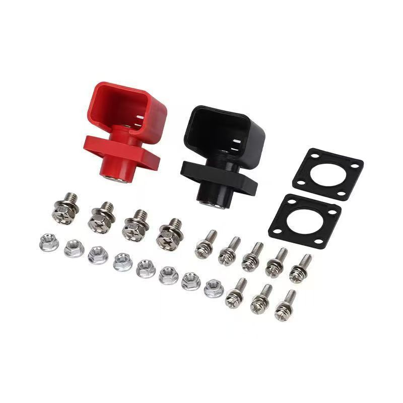 1Pair 100A-300A High Current Energy Storage Battery Terminals Connector Terminal Block Set Electrical Electrician Appliance Part