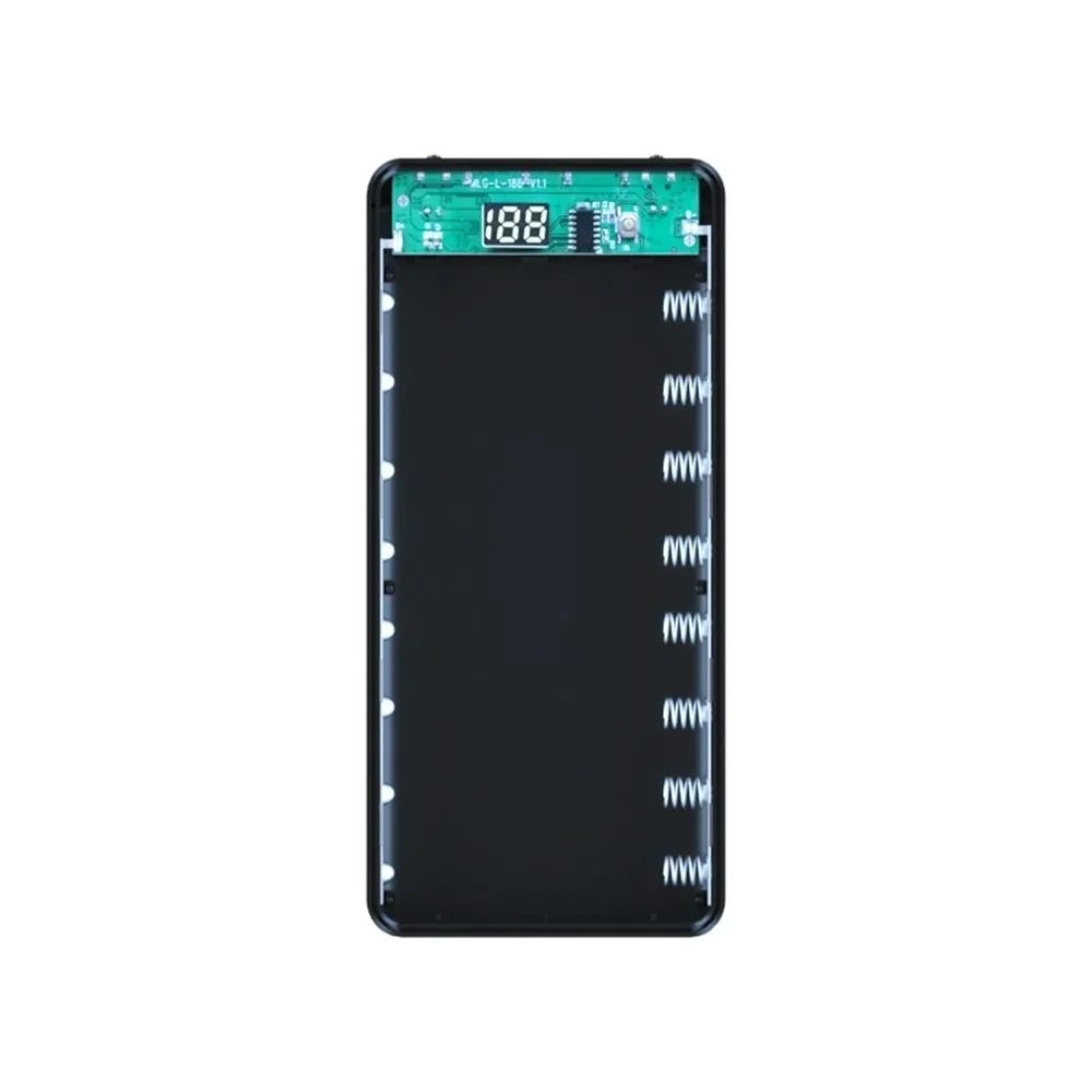 18650 Battery Holder DIY Shell Dual USB Type C Charge Powerbank Case for iPhone Xiaomi 18650 Battery Power Bank Case Storage Box