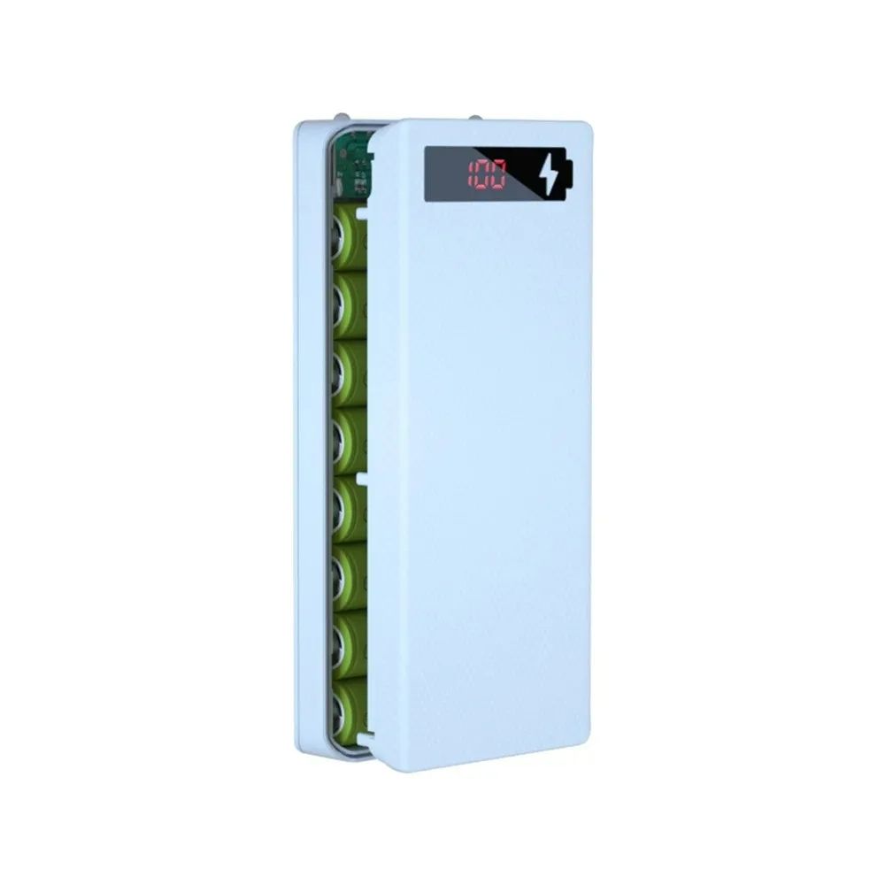 18650 Battery Holder DIY Shell Dual USB Type C Charge Powerbank Case for iPhone Xiaomi 18650 Battery Power Bank Case Storage Box