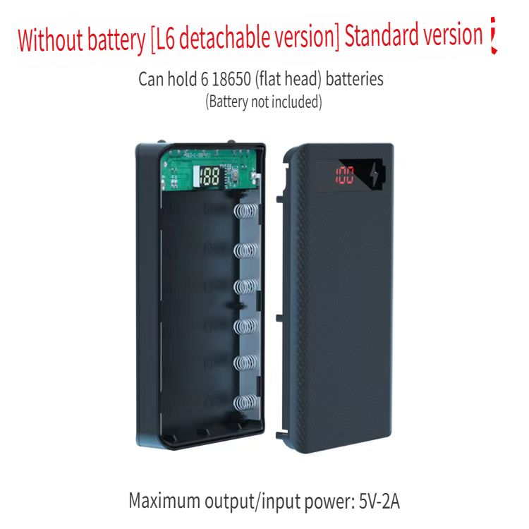 18650 Battery Holder DIY Shell Dual USB Type C Charge Powerbank Case for iPhone Xiaomi 18650 Battery Power Bank Case Storage Box