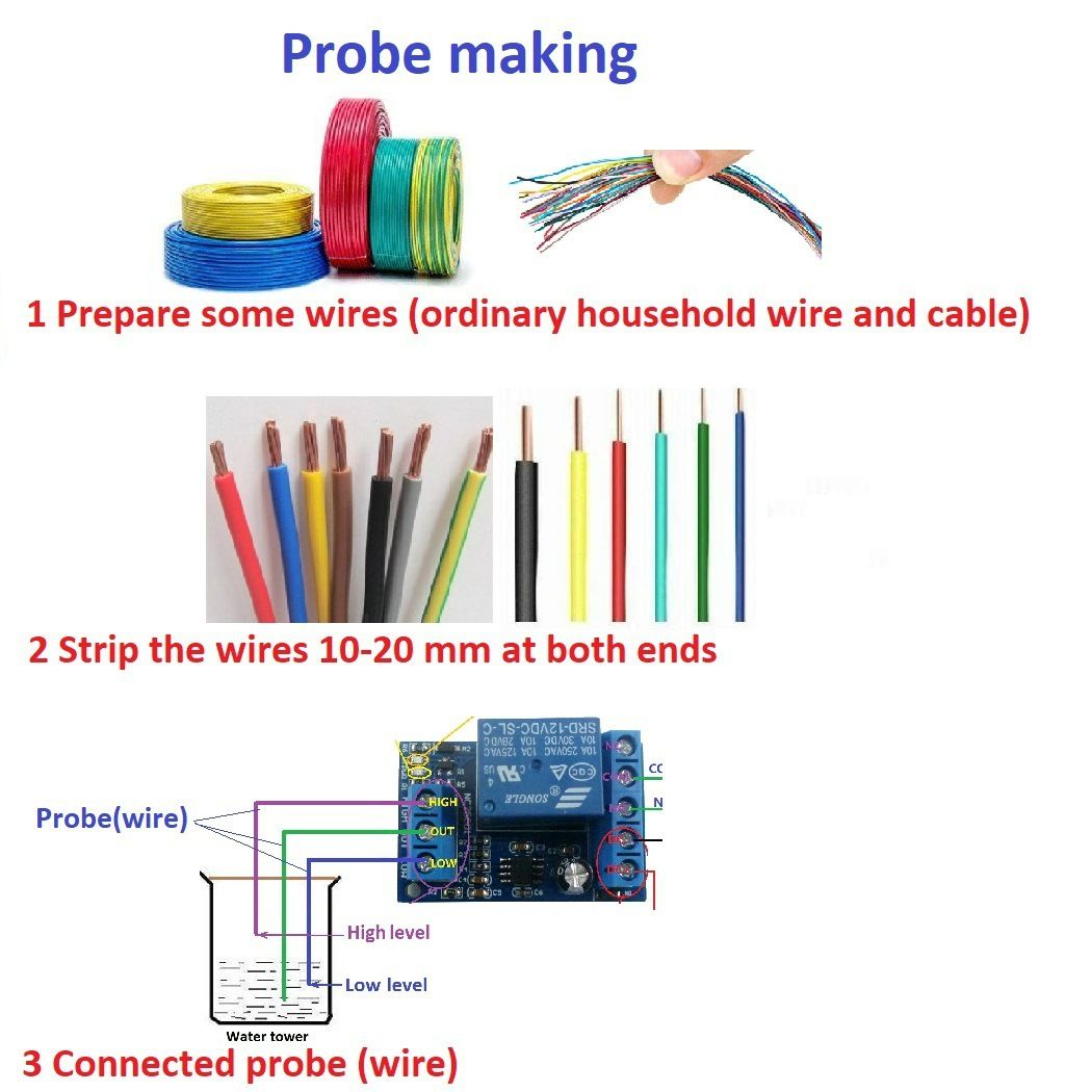2 in 1 Pump Pour Water Automatic Controller DC 12V Liquid Level Sensor Switch Relay Module for Motor Fish tank Waterhouse Irriga