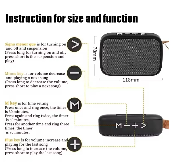 Portable Speakers Outdoor Bluetooth 5.0 Mini Oxford Loudspeaker Wireless Column 3D Stereo Music Player Surround Hifi sound Box