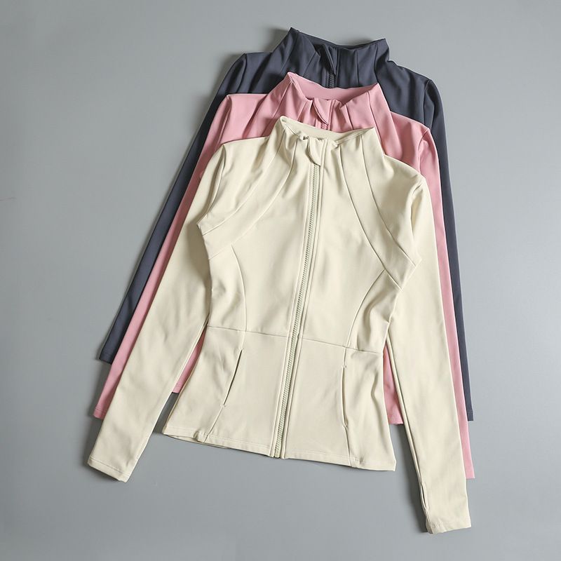 Yoga Clothes Windbreaker Sportswear Woman Running Long Sleeve Sweatshirt Sports Jackets Top Women Workout Tops Activewear