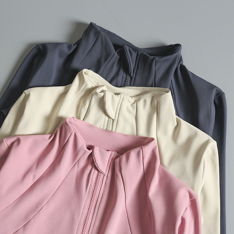 Yoga Clothes Windbreaker Sportswear Woman Running Long Sleeve Sweatshirt Sports Jackets Top Women Workout Tops Activewear