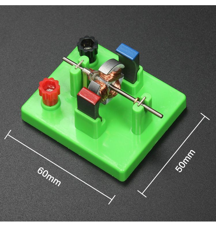 DIY DC Electrical Motor Model Physics Experiment Aids 4.5V Open Structure Motor Model Physics Science Education