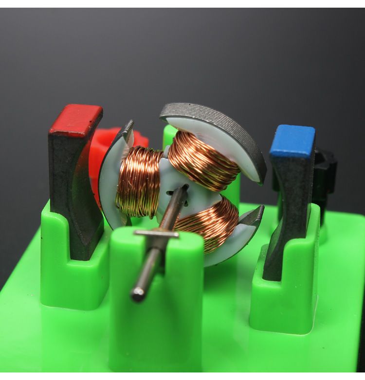 DIY DC Electrical Motor Model Physics Experiment Aids 4.5V Open Structure Motor Model Physics Science Education