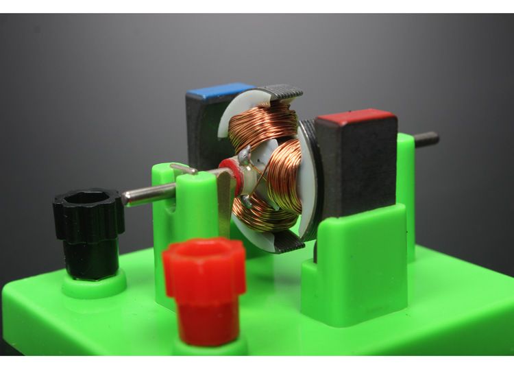 DIY DC Electrical Motor Model Physics Experiment Aids 4.5V Open Structure Motor Model Physics Science Education
