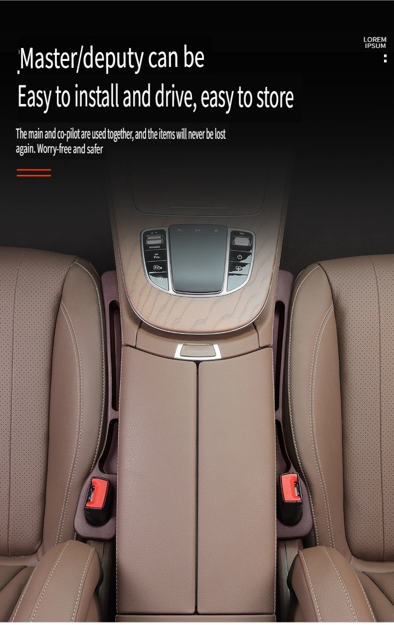 Car Seat Gap Filler Side Seam Plug Strip Leak-proof Filling Strip For All Car Model Wallet Phone Holder Car Accessories