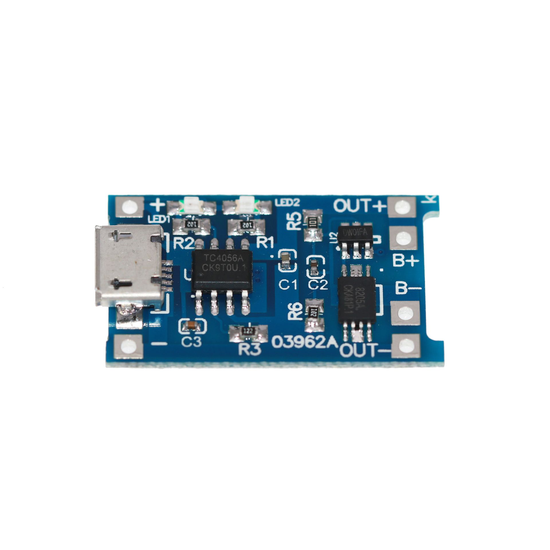 2PCS 5V 1A Micro/Type-c/Mini 18650 TP4056 Lithium Battery Charger Module Charging Board With Protection Dual Functions Li-ion