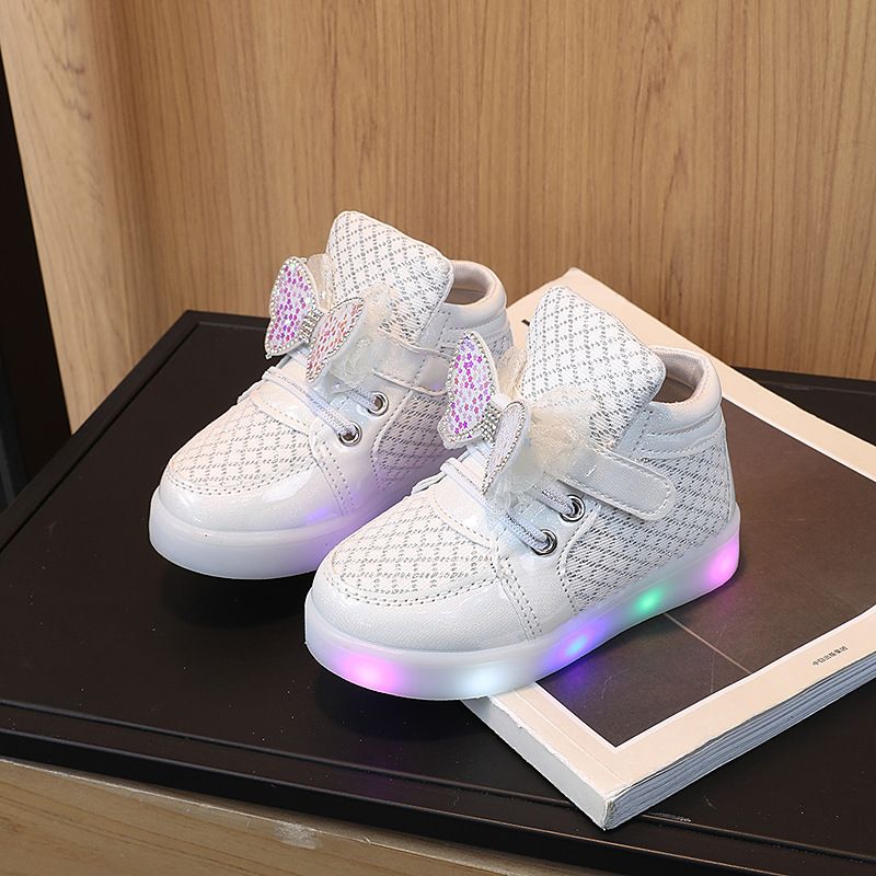 Children's Led Glowing Kids Shoes for Girls Luminous Girls Sneakers Baby Kid Shoes Backlight Sole