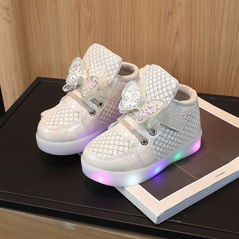 Children's Led Glowing Kids Shoes for Girls Luminous Girls Sneakers Baby Kid Shoes Backlight Sole