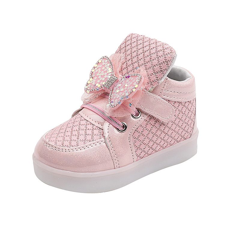 Children's Led Glowing Kids Shoes for Girls Luminous Girls Sneakers Baby Kid Shoes Backlight Sole