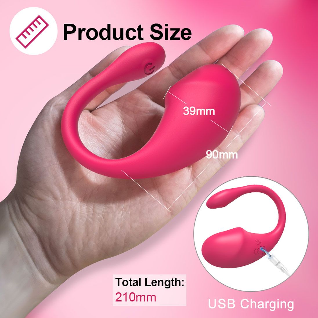 Wearable Wireless Vibrator Basic APP Version Smart Long Distance Remote Control Dildo Kegel Ball Adult Sex Toy for Women