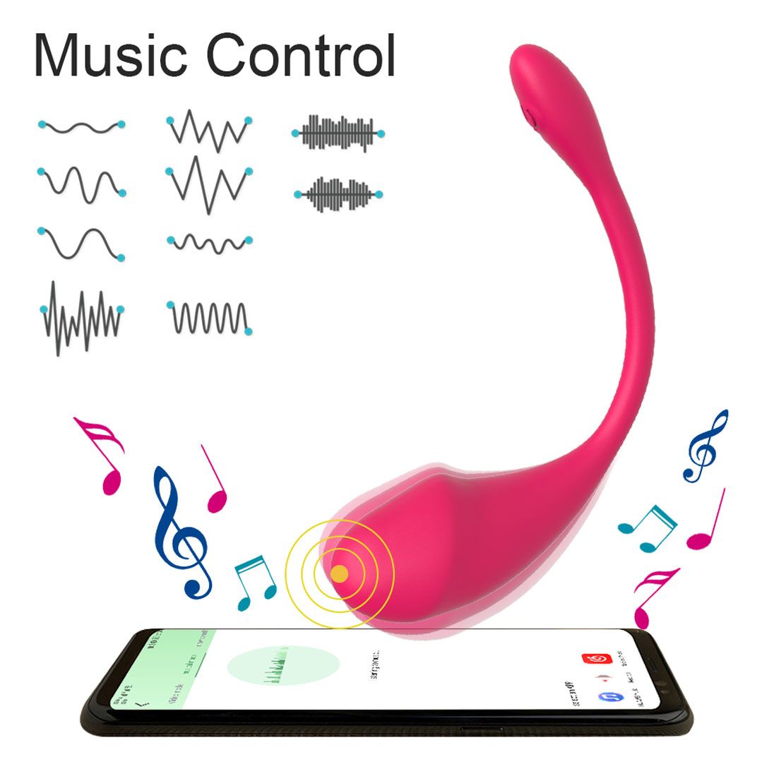 Wearable Wireless Vibrator Basic APP Version Smart Long Distance Remote Control Dildo Kegel Ball Adult Sex Toy for Women