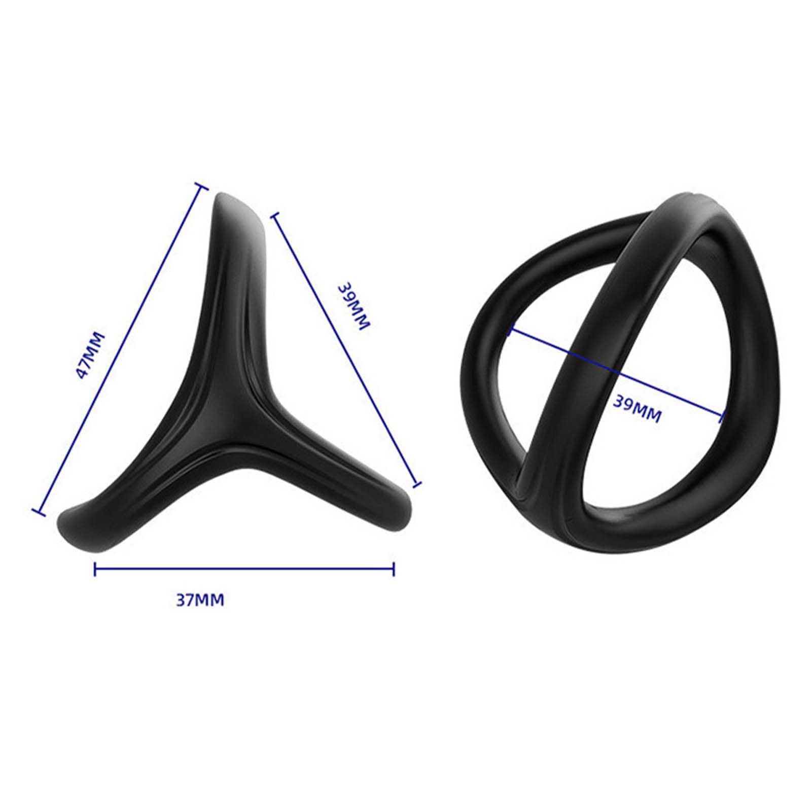 7pcs Pack Elastic Cock Ring Testicle Restraint Sexual Pleasure Erection Enhanced Silicone Penis Rings Prolonged Intercourse Long Lasting Stronger Ultra Soft Stretch Adult Sex Toy for Men Couples