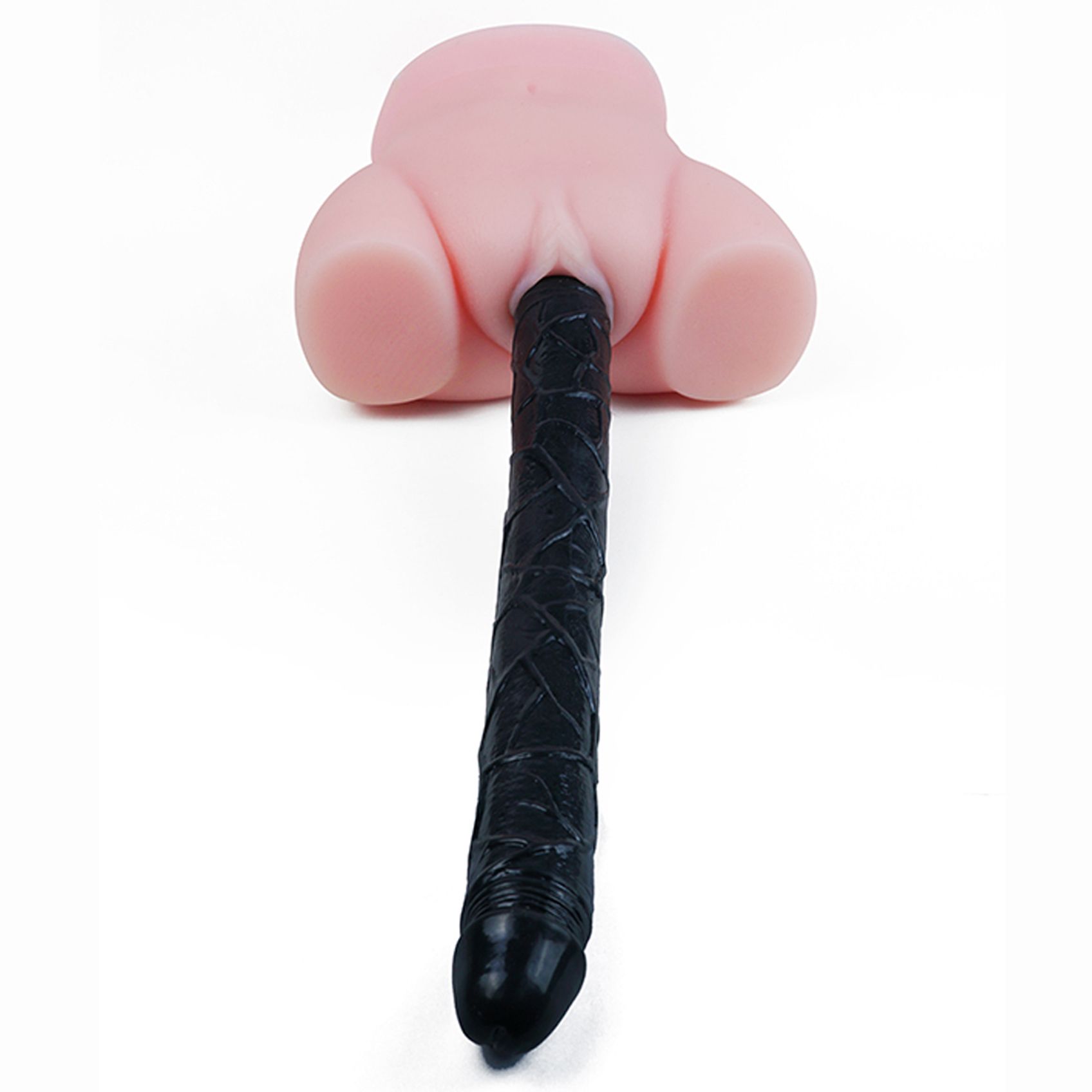 18 Inches Double Sided Long Dildo Crystal Jellies Realistic Extra Plus Dong Dual Penetration Anal Plug Adult Sex Toy for Lesbian Women Couple