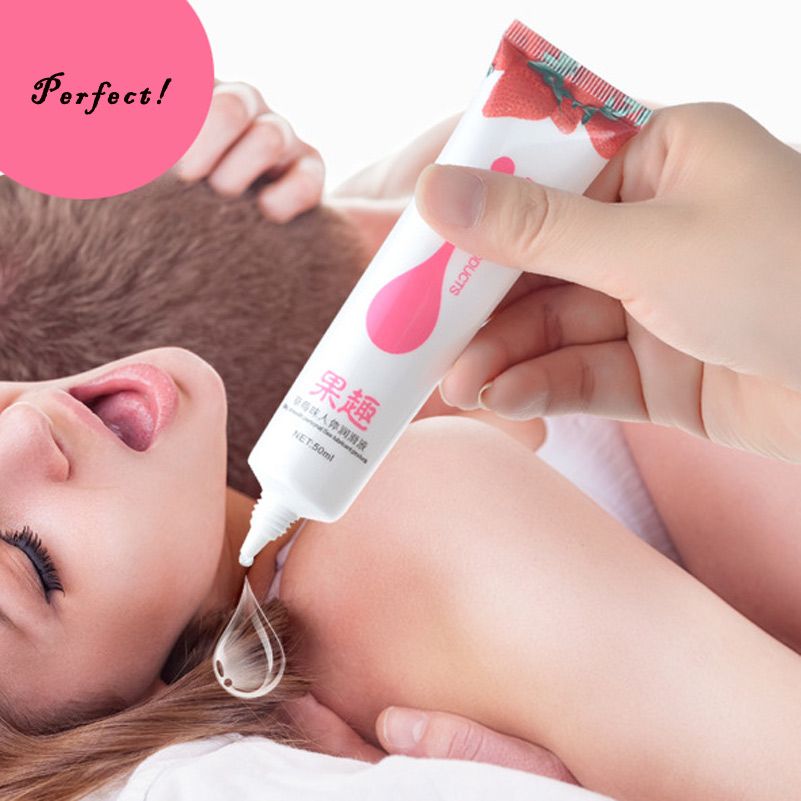 New Water Based Sex Lube Long Lasting Water Soluble Fruity Lubricant Edible Massage Body Oil Compact Anal Anus Gel Adult Toys for Sex for Women Male Couple  Masturbation Fluid for Girlfriend Wife