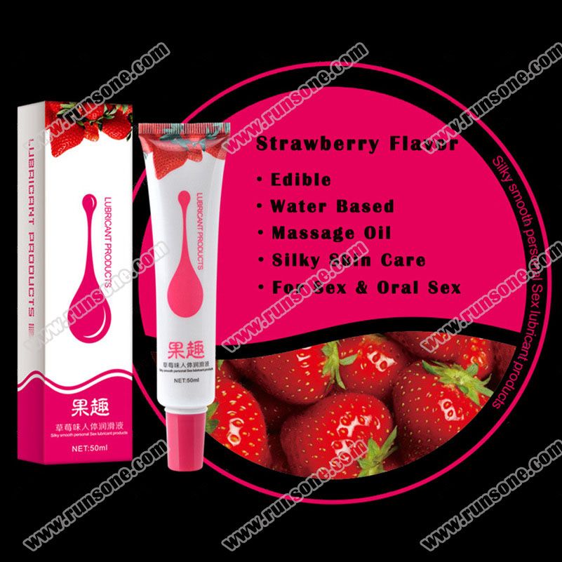 New Water Based Sex Lube Long Lasting Water Soluble Fruity Lubricant Edible Massage Body Oil Compact Anal Anus Gel Adult Toys for Sex for Women Male Couple  Masturbation Fluid for Girlfriend Wife
