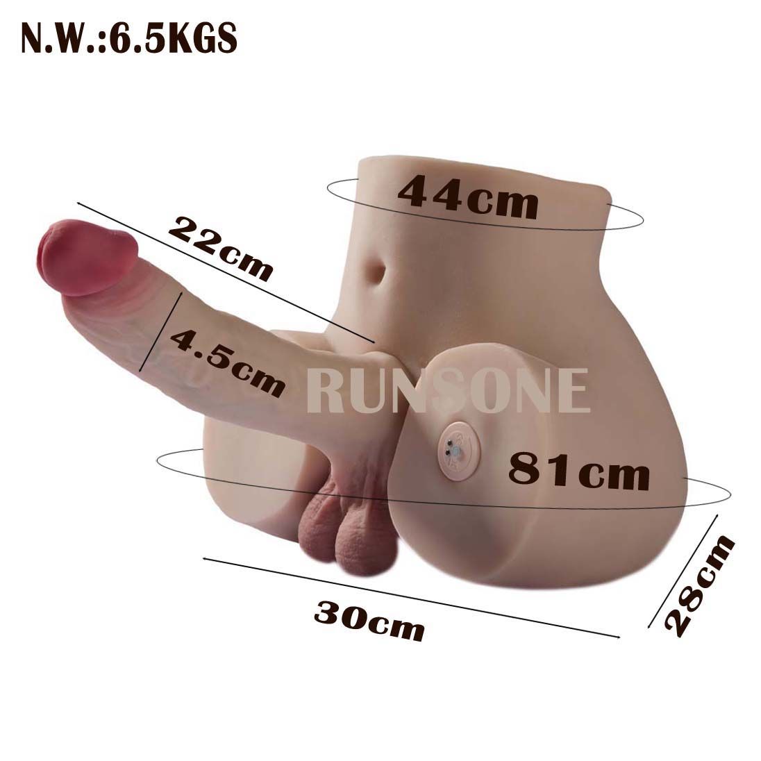 7kgs Upgraded Automatic Thrusting Dildo Intelligent Rechargeable Waterproof Male Torso Sex Doll with Lifelike Vibrating Fucking Real Flexible Cock Tight Anal Tunnel Hands Free Masturbator Adult Toys G