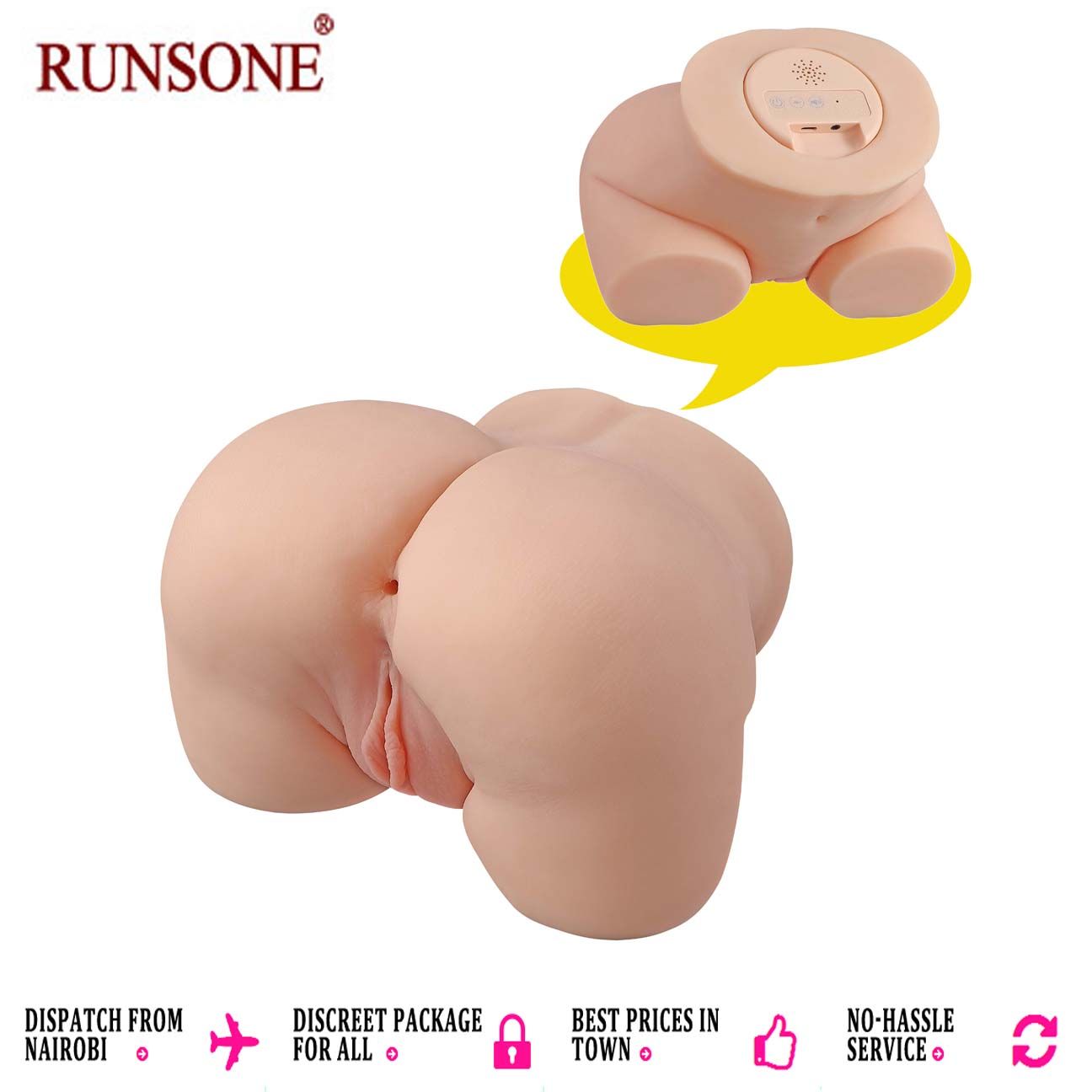 Large Intelligent Interactive Love Doll Lifelike Ass Sucking Vibrating Male Masturbator Real Butt Moaning Sex Doll With Vagina Pussy Ass Anus Upgraded Electric Sex Toys for Men Couple