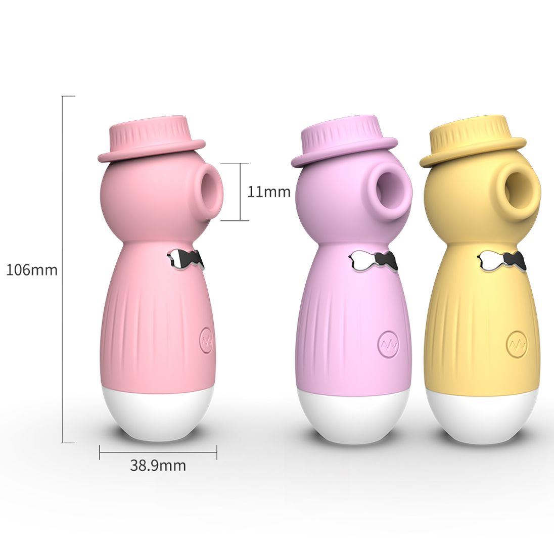 Discreet Clit Nipples Sucker Vibrator with 12 Deep Powerful Modes Rose Toy Sucking Massager Clitoral Stimulator Flirtation Foreplay Adult Compact Sex Toy Non-embarrassed Gift for Women Girlfriend Wife