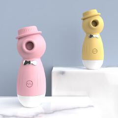 Discreet Clit Nipples Sucker Vibrator with 12 Deep Powerful Modes Rose Toy Sucking Massager Clitoral Stimulator Flirtation Foreplay Adult Compact Sex Toy Non-embarrassed Gift for Women Girlfriend Wife